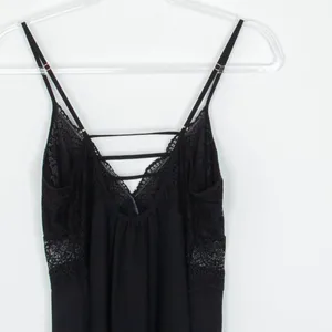 INC International Concepts Lace Babydoll Slip Dress Size M Black‎ Intimate Sexy thumbnail 8