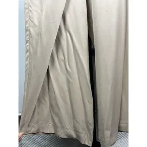 Zara Woman SS23 Tan Satin Effect Blend Drape Pareo Wide Leg Pants Ecru Size‎ L thumbnail 2