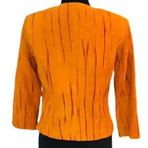Mythology Genuine Leather Jacket Sienna Lace-Up Details Size 4 NWT thumbnail 7