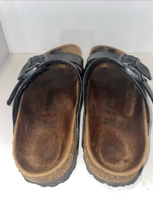 Birkenstock Arizona Black Two-Strap Women's Sandals Slides Size 39 / 8-8.5 thumbnail 2