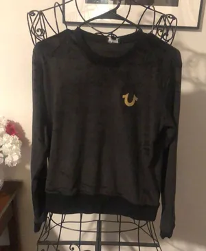 True Religion Velvet Sweatshirt thumbnail 1