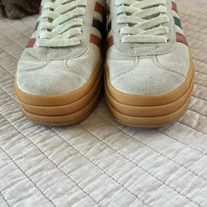 Adidas Gazelle Bold cream maple leaf 3stripe Womens rubber sole sneakers 7 thumbnail 10