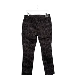 Levi’s 529 Gray Floral Straight Leg Skinny Jeans Size 12 thumbnail 2