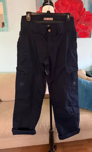 5.11 TACTICAL SERIES Tactical Utility Cargo Pants Navy Womens 8 8T Tall thumbnail 1