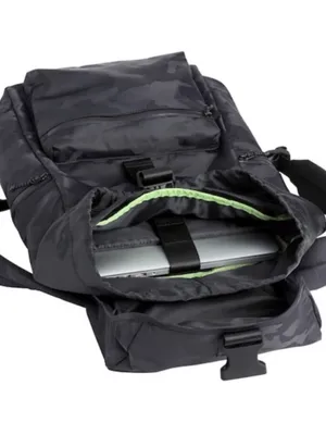 Athleta Venture Utility Backpack Black Camo Laptop Pocket Gym Work waterproof thumbnail 12