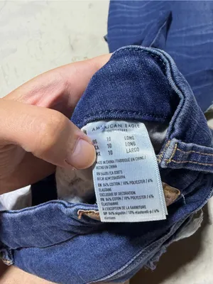 American Eagle Outfitters NWT curvy hi-rise jegging dream Jean 10 long thumbnail 11
