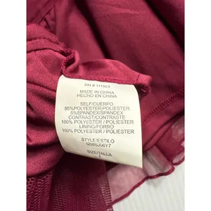 Love Reign Burgundy Lace Ruffle Beaded Waist Corset‎ Prom Party Dress Size 1 thumbnail 6