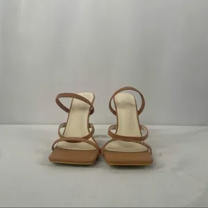 No Brand Square Toe Mule Sandal in Brown Size‎ 7 or 38 thumbnail 4