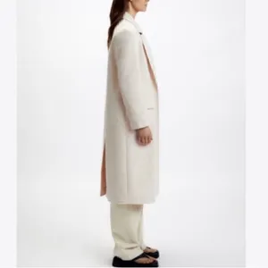 Zara Cream Textured Oversized Long Coat(XS) thumbnail 3