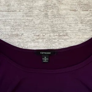 Espresso Purple Sequin Short Sleeve Blouse (Size Small) thumbnail 5