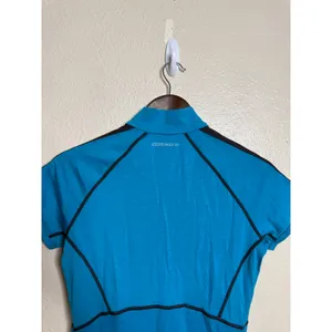 Icebreaker GT 150 Ultralite Merino Wool Half Zip Cycling Top Women’s M Blue thumbnail 4