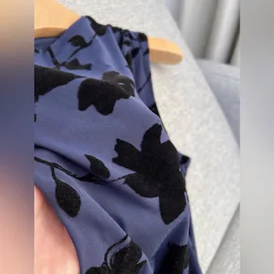 Rails Cosmos Floral Ruched Mesh Maxi Dress Navy Floral Wedding Guest Dress S thumbnail 9