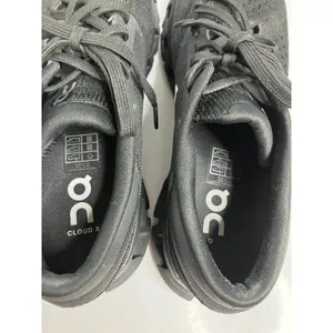 On Cloud X Running Shoes Women 9.5 Black Excellent Lightweight Training Sneakers thumbnail 6
