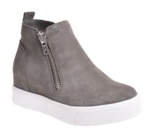 Steve Madden gray wedgie sneakers size‎ 10 thumbnail 1