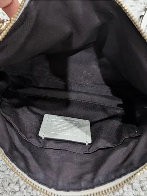 coach carrie crossbody/shoulder bag cream thumbnail 6