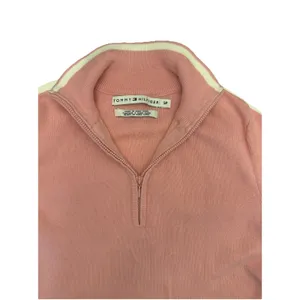 Tommy Hilfiger Women's Pink Quarter-zip Pullover Long Sleeve Size Small thumbnail 3