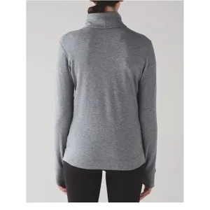 Lululemon Double‎ Up Reversible Turtleneck Top Women's 10 Grey thumbnail 9