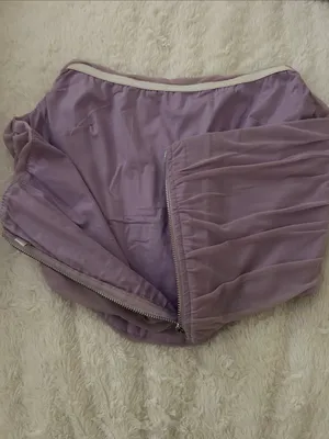 Ruched Lavender/purple corset game day top thumbnail 3