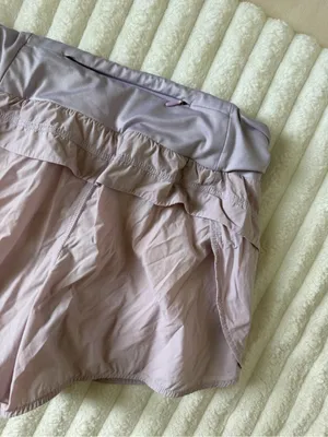 Fabletics Lavender Athletic Fold-Over Waist Shorts thumbnail 6