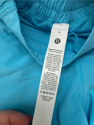 Lululemon Hotty Hot High-Rise Lined Short 2.5" in Ocean Wave Blue thumbnail 7