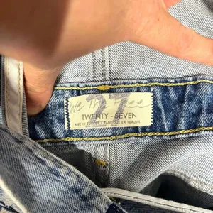 Free People Shelby Denim Overalls Blue Wash‎ Size 27 thumbnail 10