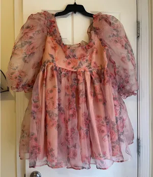 Boutique Mable Mini Dress Pink thumbnail 1
