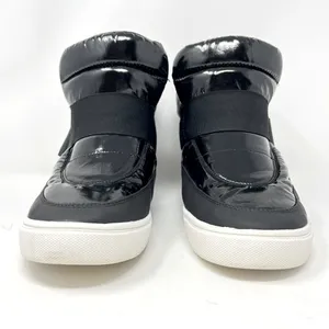 JF Sinead Patent Nylon Black Arctic Lite Strap Puffy Boot High Top Sneaker 10 thumbnail 3