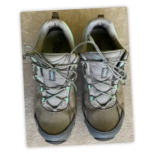Oboz Sawtooth Low Waterproof Hiking Trail Shoes Womens US 9 Gray Green thumbnail 2