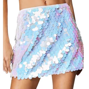 NWT Nasty‎ Gal Iridescent Disc Sequin Mini Skirt US Size 0 thumbnail 1