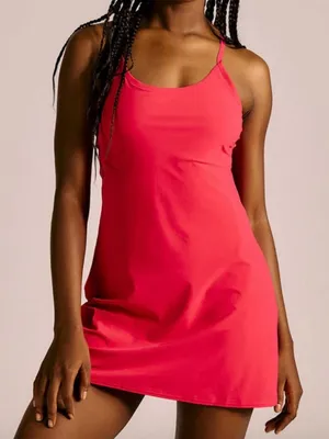 Women’s Outdoor Voices Exercise Dress Petunia Pink Size XL thumbnail 1