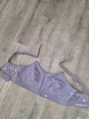 Shefit Ultimate Sports Bra Lilac Adjustable Front Zip High Impact Support XXL thumbnail 6