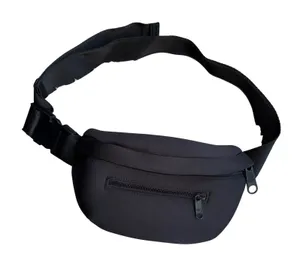 Dagne Dover Ace Fanny Pack Unisex S/M Black Excellent Neoprene Waist Bag thumbnail 1