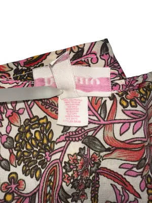 Anthropologie Boemo Boho Floral Paisley Print Bell Sleeve Tiered Maxi Dress S thumbnail 5