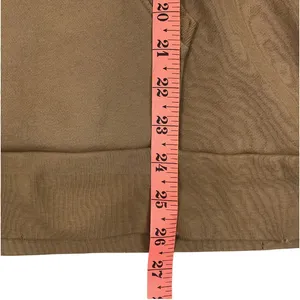 NSF Distressed Terry Hoodie Sz L Brown Oversize Chunky Cozy Boho Trendy Made USA thumbnail 9