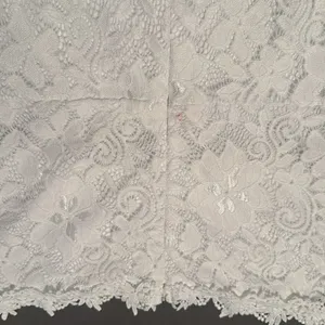 White Floral Lace Long Sleeve Off the Shoulder BodyCon Party Dress Size M *READ thumbnail 11