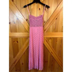 EMORY PARK Kennedy Midi Dress Pink Size Medium nwt (4162) thumbnail 6