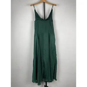 Selfie Leslie Forest Green Ava Cowl Neck Satin Drawstring Midi Dress Size XS‎ thumbnail 8