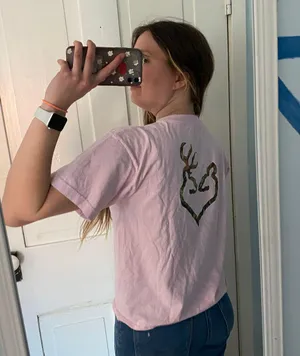 Browning pink camo Tshirt thumbnail 2