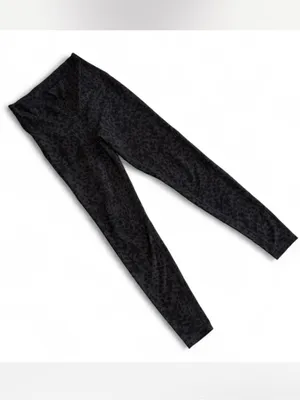 Old Navy Active High Rise Gray Leopard Lululemon Wunder Under Inspo M thumbnail 3