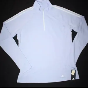 ADIDAS Women's‎ French Terry 1/4 Zip Golf Pullover Top. NEW WITH TAGS. thumbnail 1