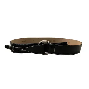 Ann Taylor Belt Womens S Used Black Leather 96417 thumbnail 5