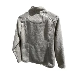 L.L.Bean Women’s Fleece Jacket Small Gray Full Zip Outdoor Casual thumbnail 6