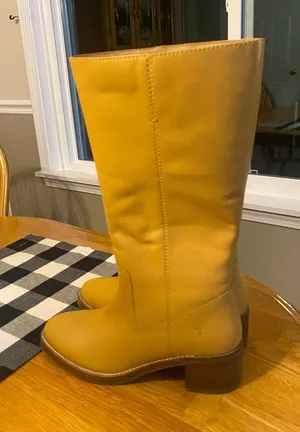 Frye Women’s Fall Boots yellow Camryn 8.5  thumbnail 1