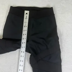 Alo Yoga High-Waist Moto Legging Black Ribbed Mesh Performance W0245R Size XS thumbnail 4