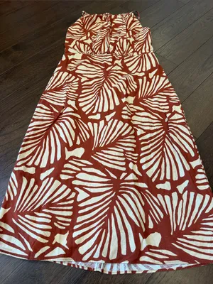 Banana Republic Linen Blend High Neck MIDI Dress Size 10 NWT - C70-002 thumbnail 3