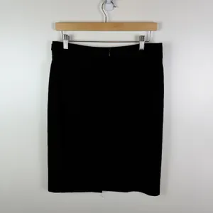 Calvin Klein Black Pencil‎ Skirt Size 8 Office Career Minimalist Capsule Classic thumbnail 4