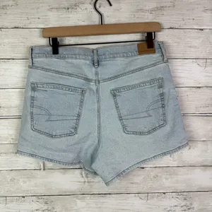 American Eagle Relaxed Fit Denim Shorts Size 10 Strigid thumbnail 3