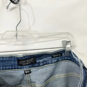 Judy Blue‎ Plus Size 18W Jeans Skinny High Rise Solid Stretch Denim 1108 thumbnail 10
