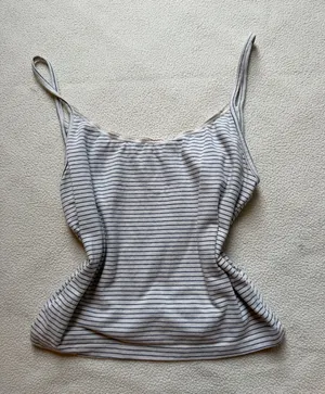 Brandy Melville Striped Tank Top Blue White thumbnail 1