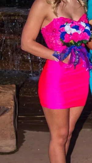 Pink Sherri Hill Dress thumbnail 2
